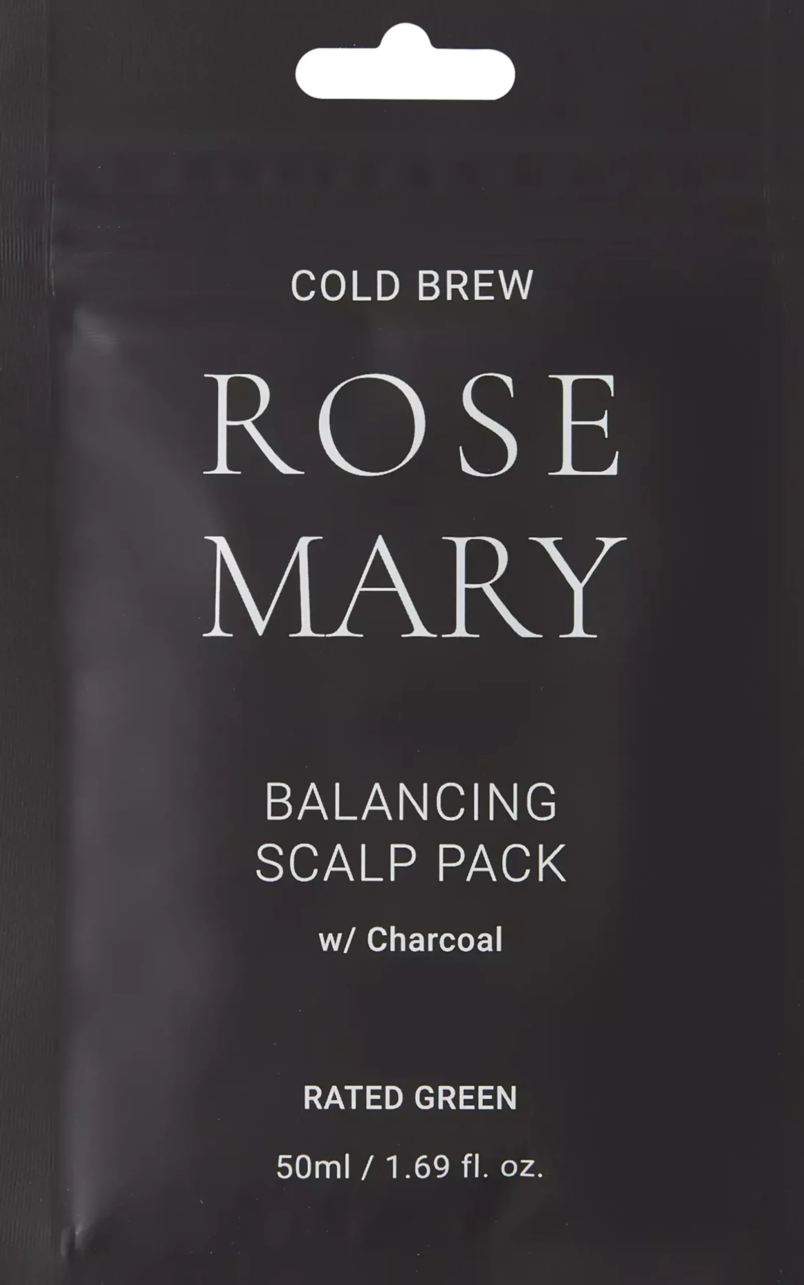 Rated GreenScalp Pack Cold Brew Rosemary Balancing Scalp Pack Charcoal 50 ml