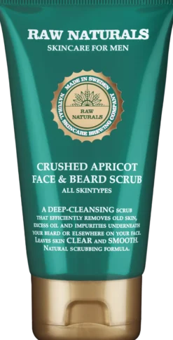 Raw Naturals Crushed Apricot Face & Beard Scrub