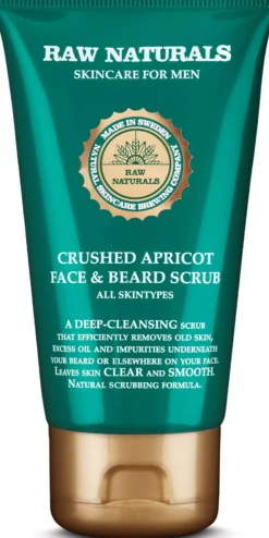 Raw Naturals Crushed Apricot Face & Beard Scrub