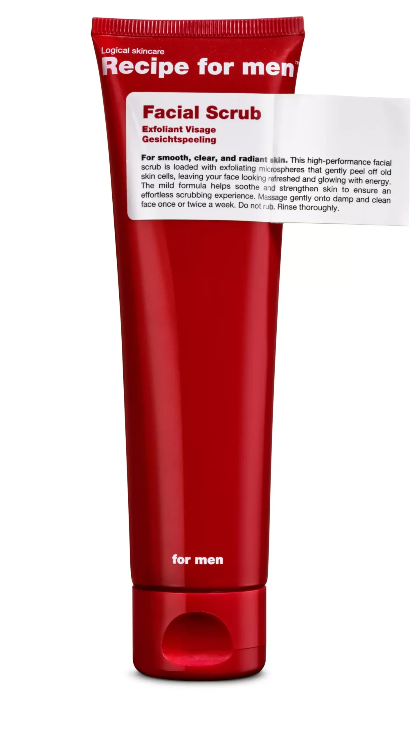 Recipe for men Facial Scrub 100 ml