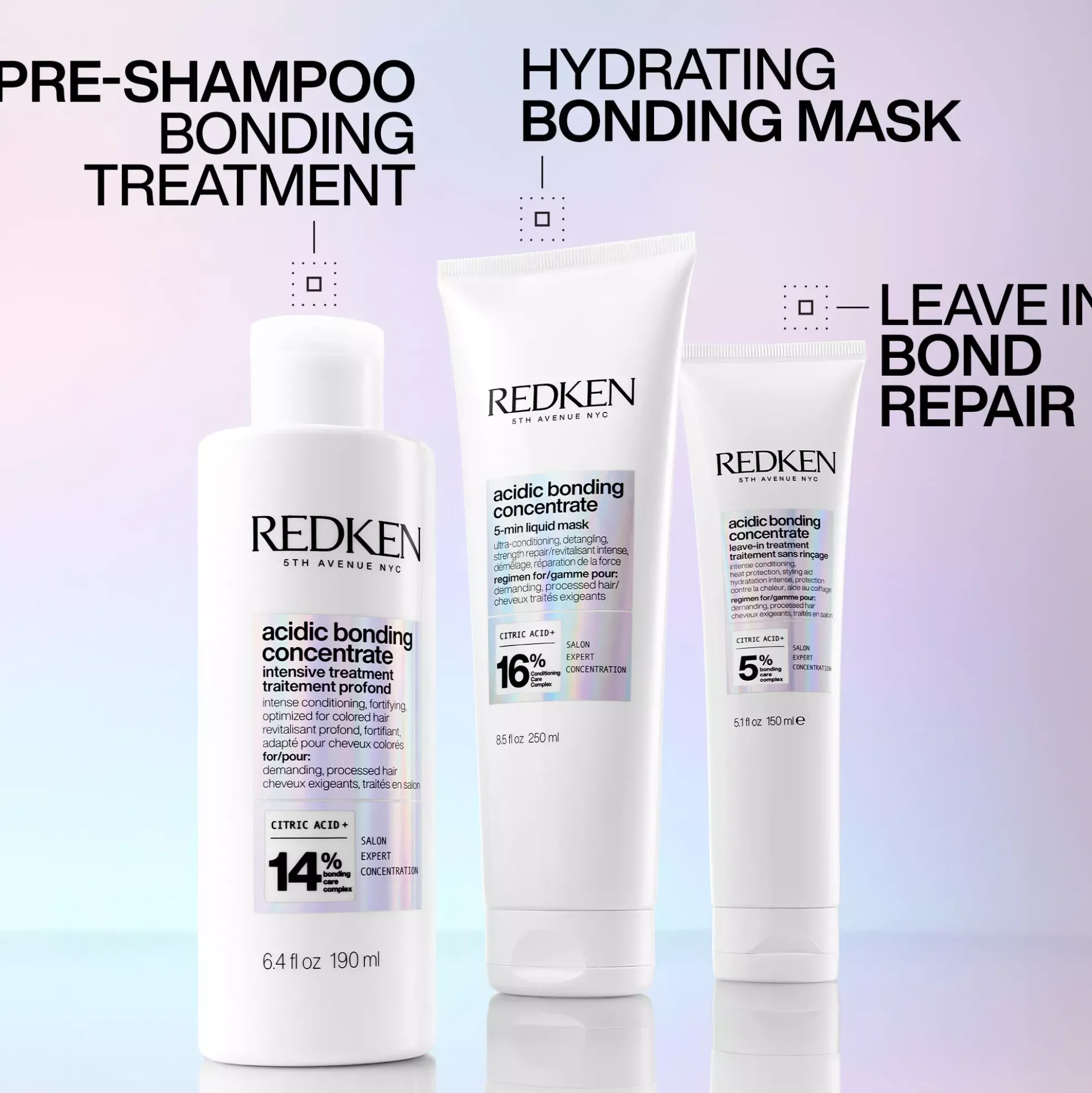 RedkenAcidic Bonding Concentrate Intensive Pre-Treatment 190 ml