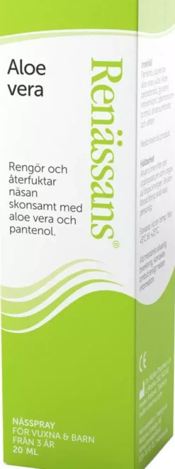 Renässans Aloe Vera Nässpray 20 ml