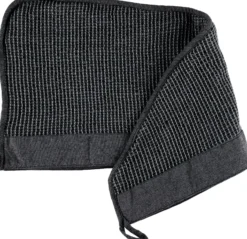 RentoKenno Hair towel 30x72 cm Black/Grey