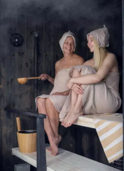 Rento Sauna Bucket Bamboo Duo