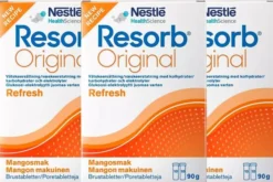Resorb Vätskeersättning Sötad med Steviolglykosider med Mangosmak 90g x3