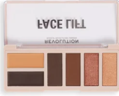 Revolution Beauty London Face Lift Palette Tan to Deep 10 g