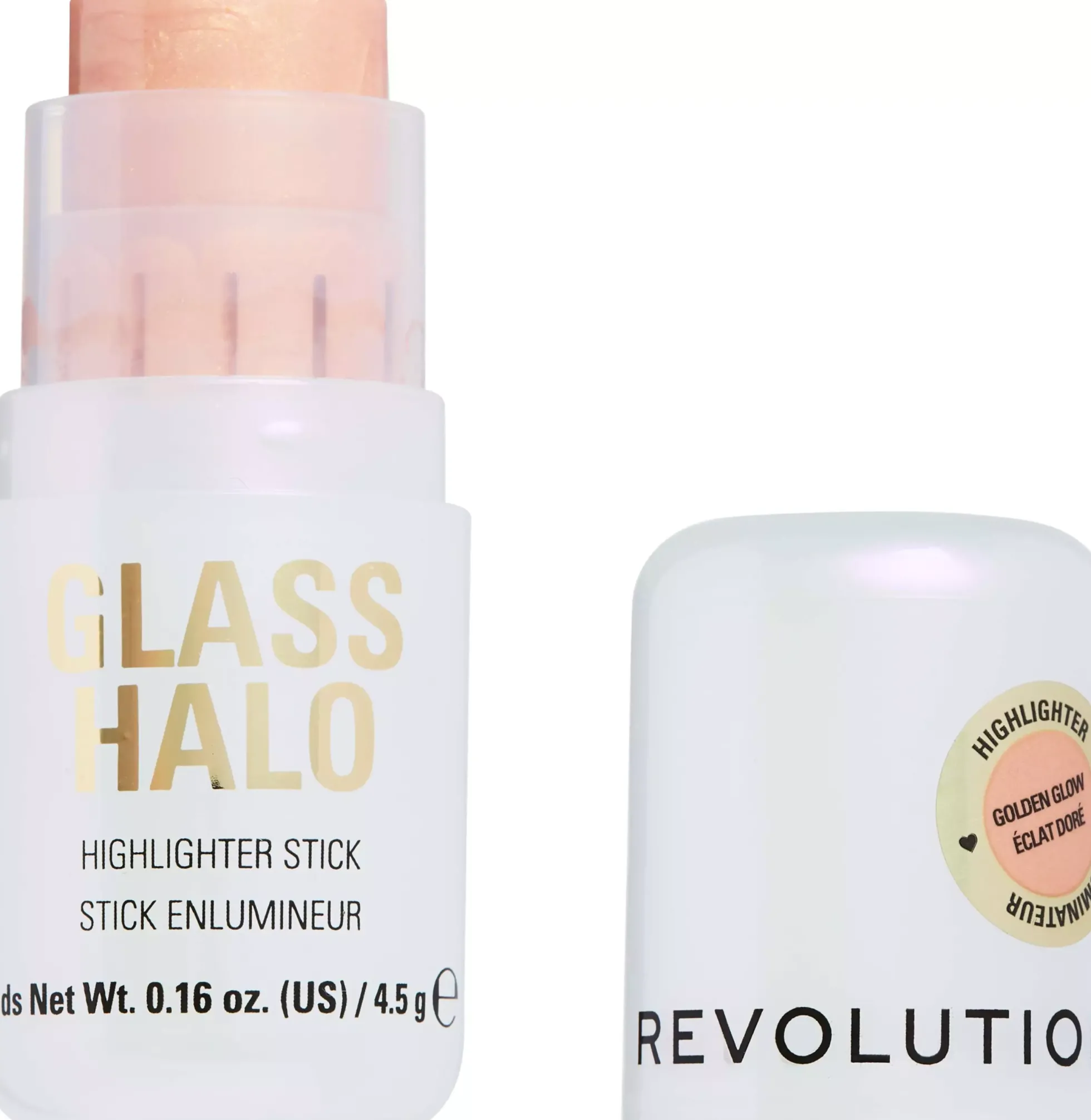 Revolution Beauty London Glass Halo Highlighter Stick Clear Glow