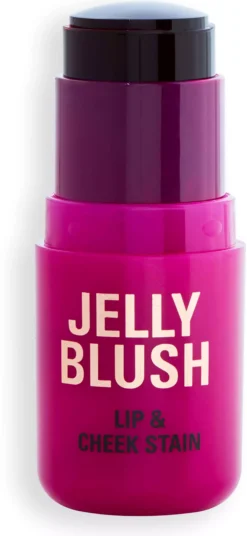 Revolution Beauty London Jelly Blush Stick Lip and Cheek Stain Cherry Red