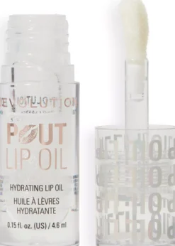 Revolution Beauty London Pout Lip Oil Midnight Black