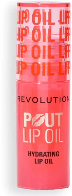 Revolution Beauty London Pout Lip Oil Juicy Peach