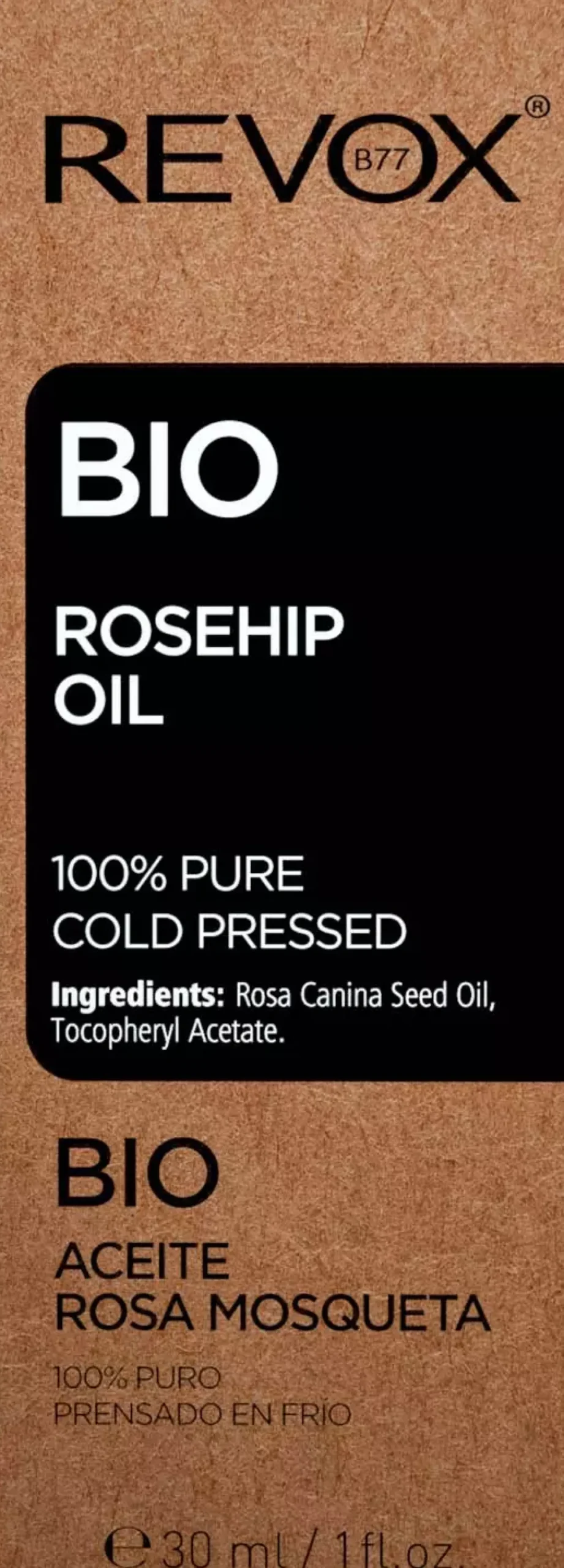 Revox B77JUST Bio Rosehip Oil 100% Pure 30 st
