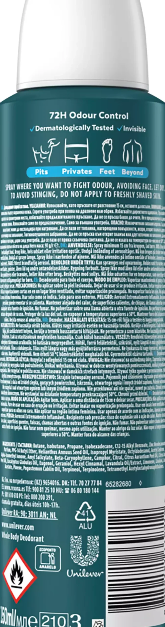 Rexona Men Whole Body Deo Ocean Rush Spray 150 ml