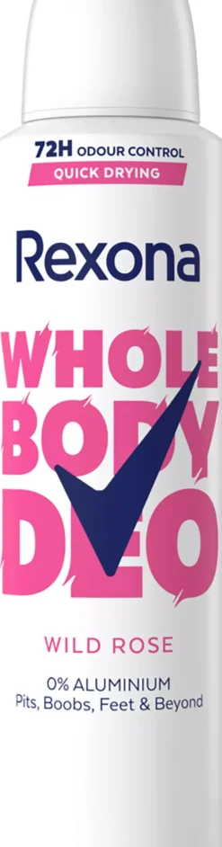Rexona Whole Body Deo Wild Rose Spray 150 ml