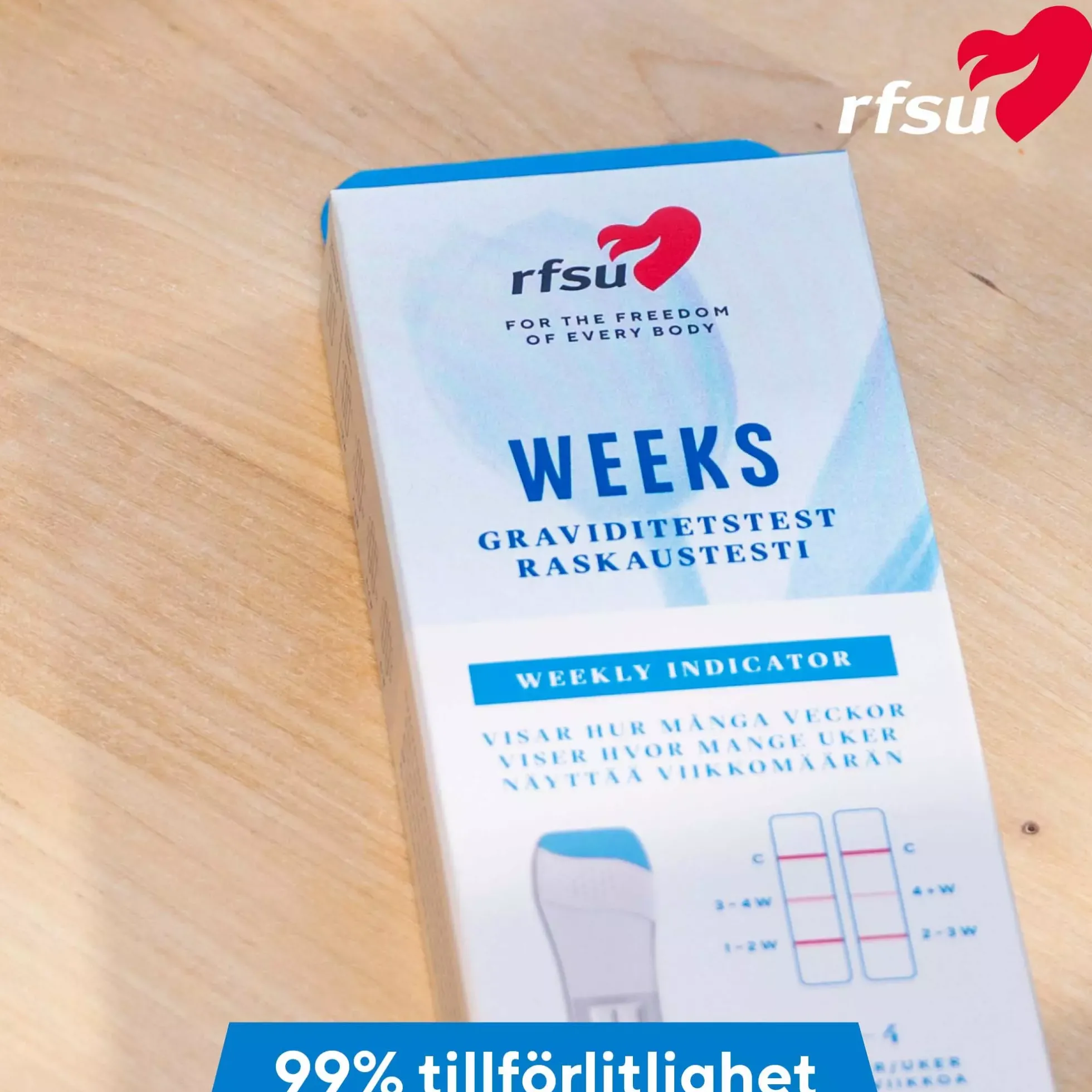 RFSU Graviditetstest Weeks 2 st