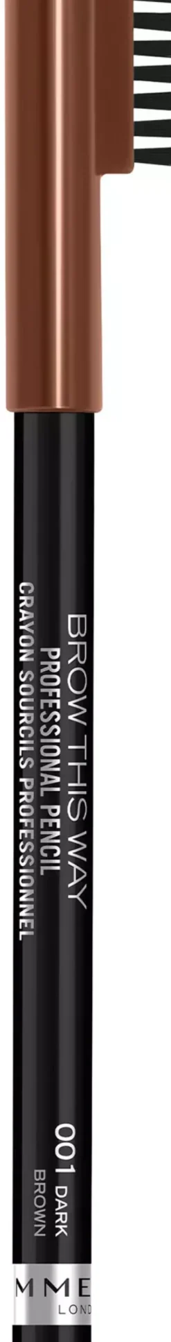 Rimmel Brow This Way Professional Eyebrow Pencil Dark Drown 001