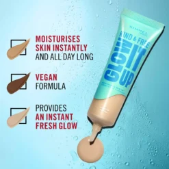 RimmelKind & Free Glow It Up Moisturising Skin Tint Rose Ivory 10