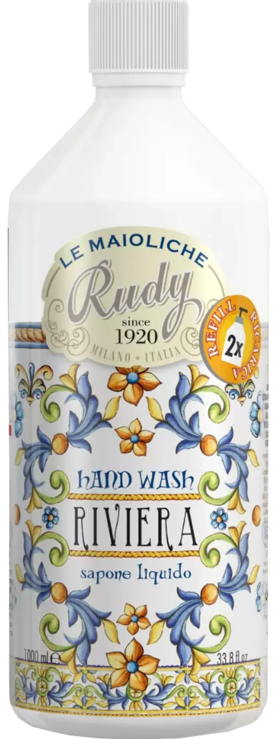RudyRiviera Le Maioliche Hand Wash Refill 1000 ml