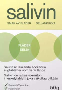 Salivin Sugtabletter Fläder 50 g