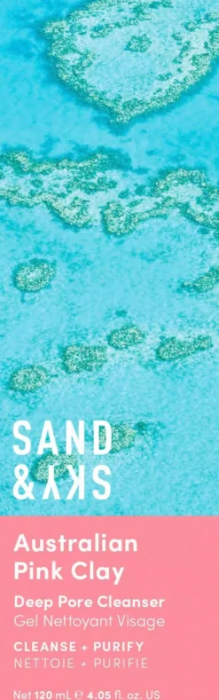 Sand & SkyAustralian Pink Clay Deep Pore Cleanser 120 ml