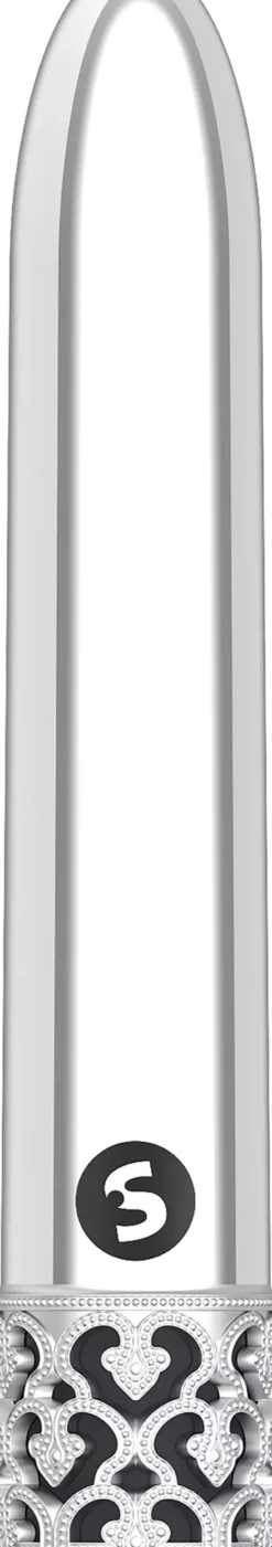 ShotsRoyal Gems Shiny Rechargeable ABS Bullet Silver