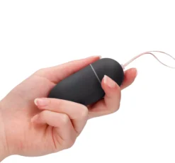 ShotsShots Toys 10 Speed Remote Vibrating Egg Big Black