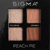 Sigma Beauty Eyeshadow Quad Peach Pie