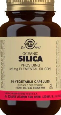 Solgar Oceanic Silica 25 mg Vegetable Capsules 50 st