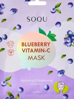 SOQU Blueberry Vitamin C Sheet Mask