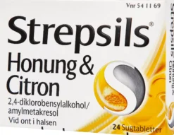 Strepsils Honung & Citron Sugtablett 24 st