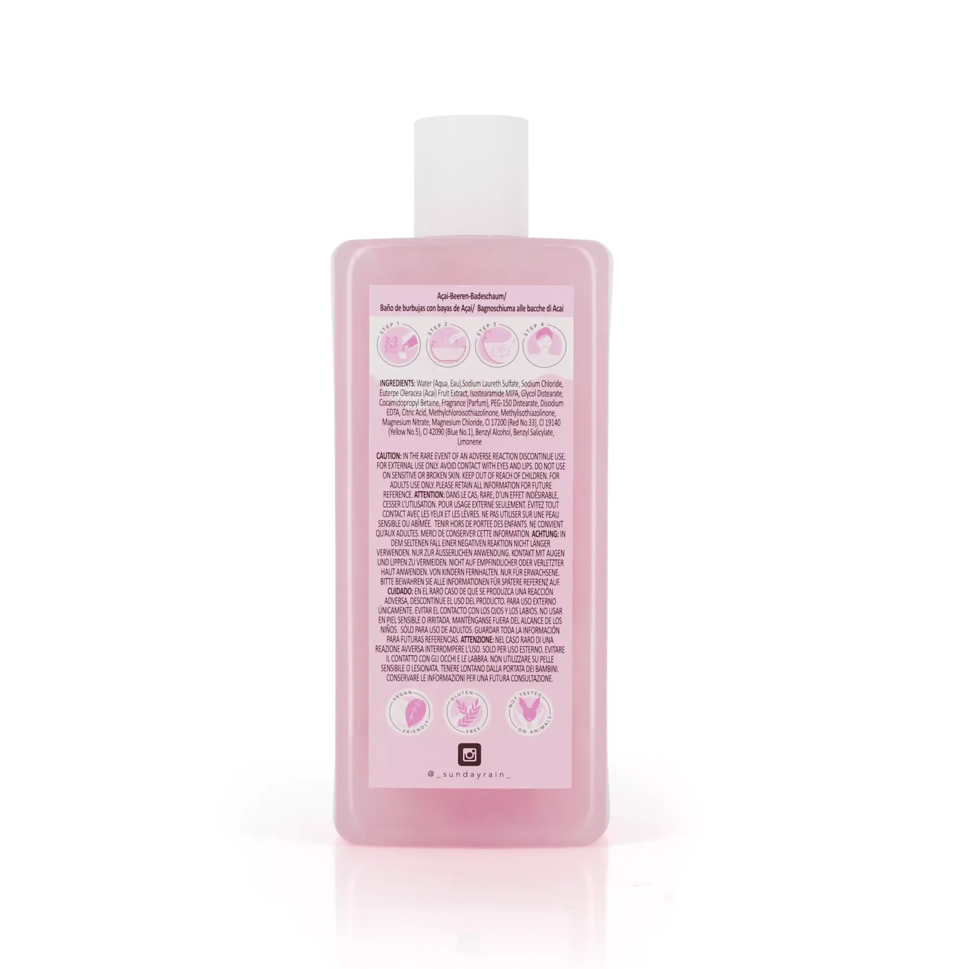 Sunday Rain Bubble Bath Acai Berry