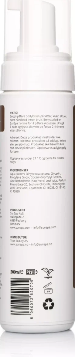SunspaHedda Skoug X SunSpa Glow Tanning Mousse Medium