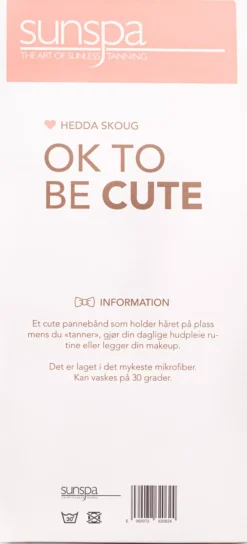 SunspaHedda Skoug X SunSpa OK To Be Cute Headband Rose
