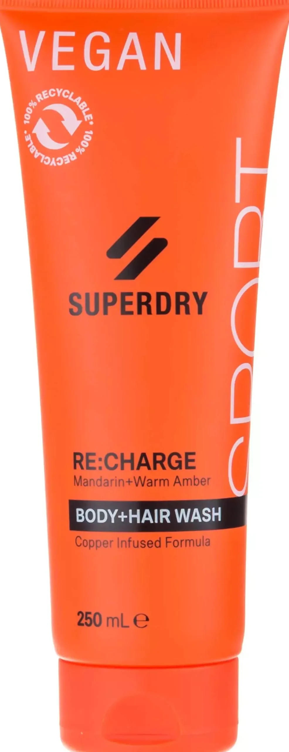 SuperdryRE:CHARGE Body & Hair Wash 250 ml
