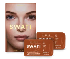 SWATI Cosmetics 1 Month Lenses Bronze