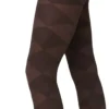 Swedish Stockings Rebecka Argyle Tights Dark Brown M