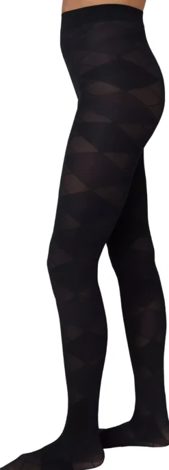 Swedish Stockings Rebecka Argyle Tights Black S