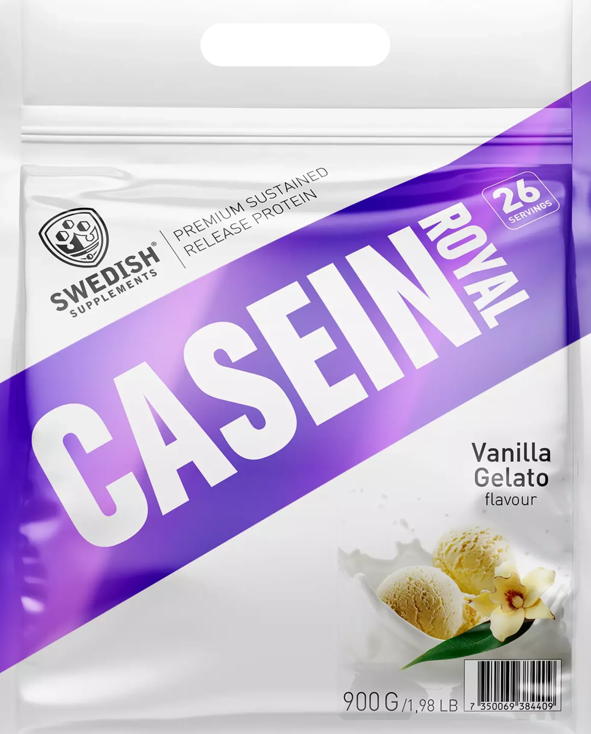 Swedish Supplements Casein Royal - Vanilla gelato 900 g