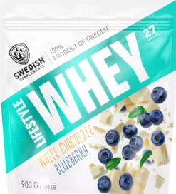 Swedish Supplements Lifestyle Whey White Chocolate Blueberry 900 g