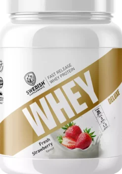 Swedish Supplements Whey Protein Deluxe Fresh Strawberry 900 g