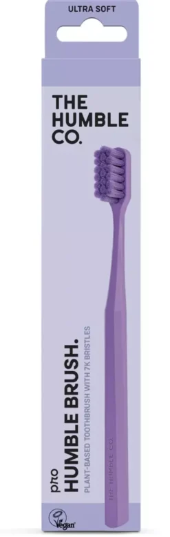 The Humble Co. Brush Plant-based - 7k bristles - Ultra soft Purple