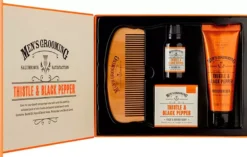 The Scottish Fine SoapsThistle & Black Pepper Face & Beard Care Kit