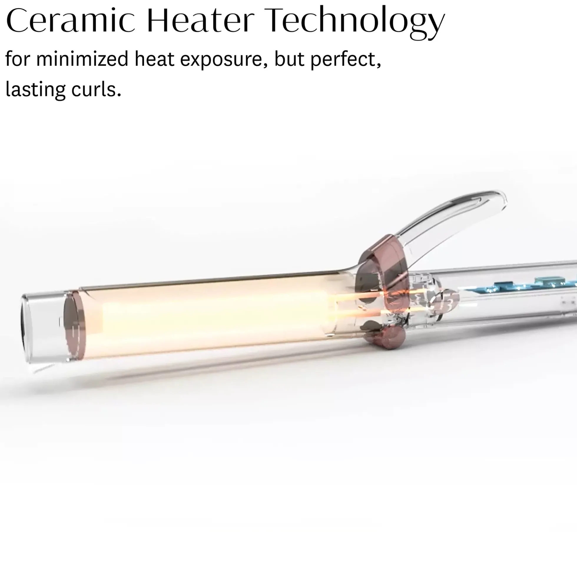 T3 SinglePass Curl 32 mm Professional Ceramic Curling Iron Graphite