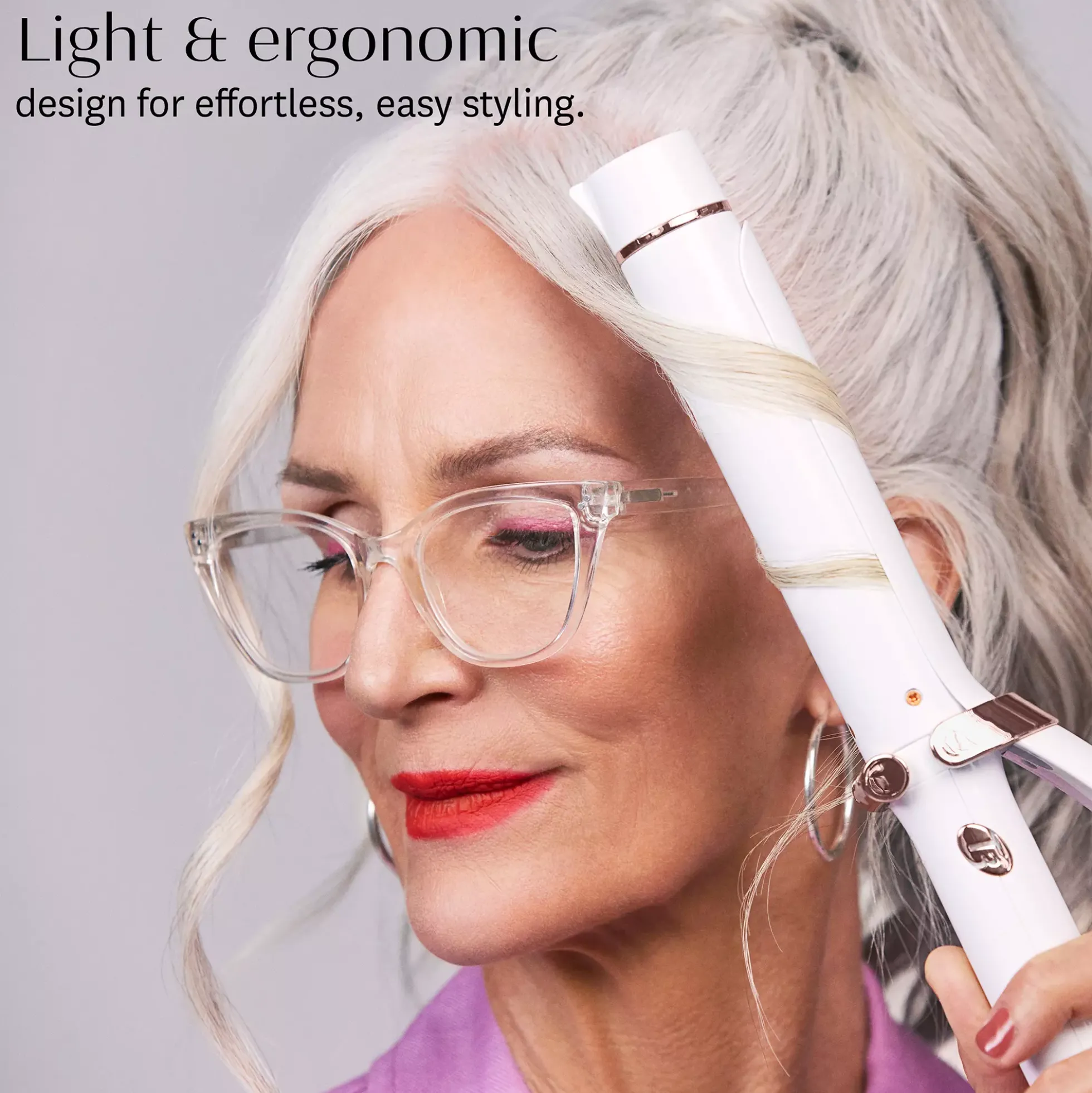 T3 SinglePass Curl 32 mm Professional Ceramic Curling Iron Graphite