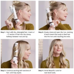 T3 SinglePass Curl 32 mm Professional Ceramic Curling Iron Graphite
