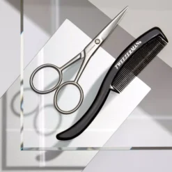 Tweezerman Gear Moustache Scissors & Comb