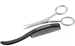 Tweezerman Gear Moustache Scissors & Comb