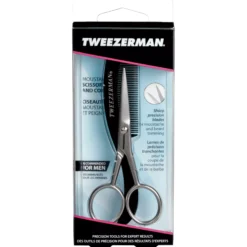 Tweezerman Gear Moustache Scissors & Comb