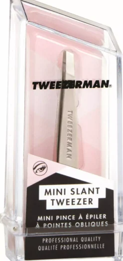 Tweezerman Mini Slant Tweezer Geranium