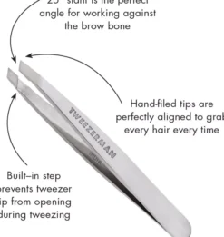 Tweezerman Mini Slant Tweezer Geranium