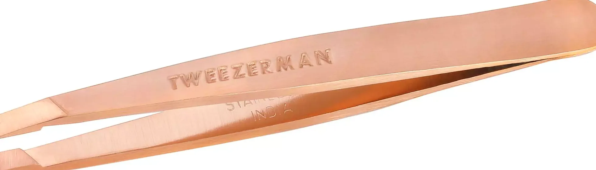 Tweezerman Mini Slant Tweezer Rose Gold 18 st